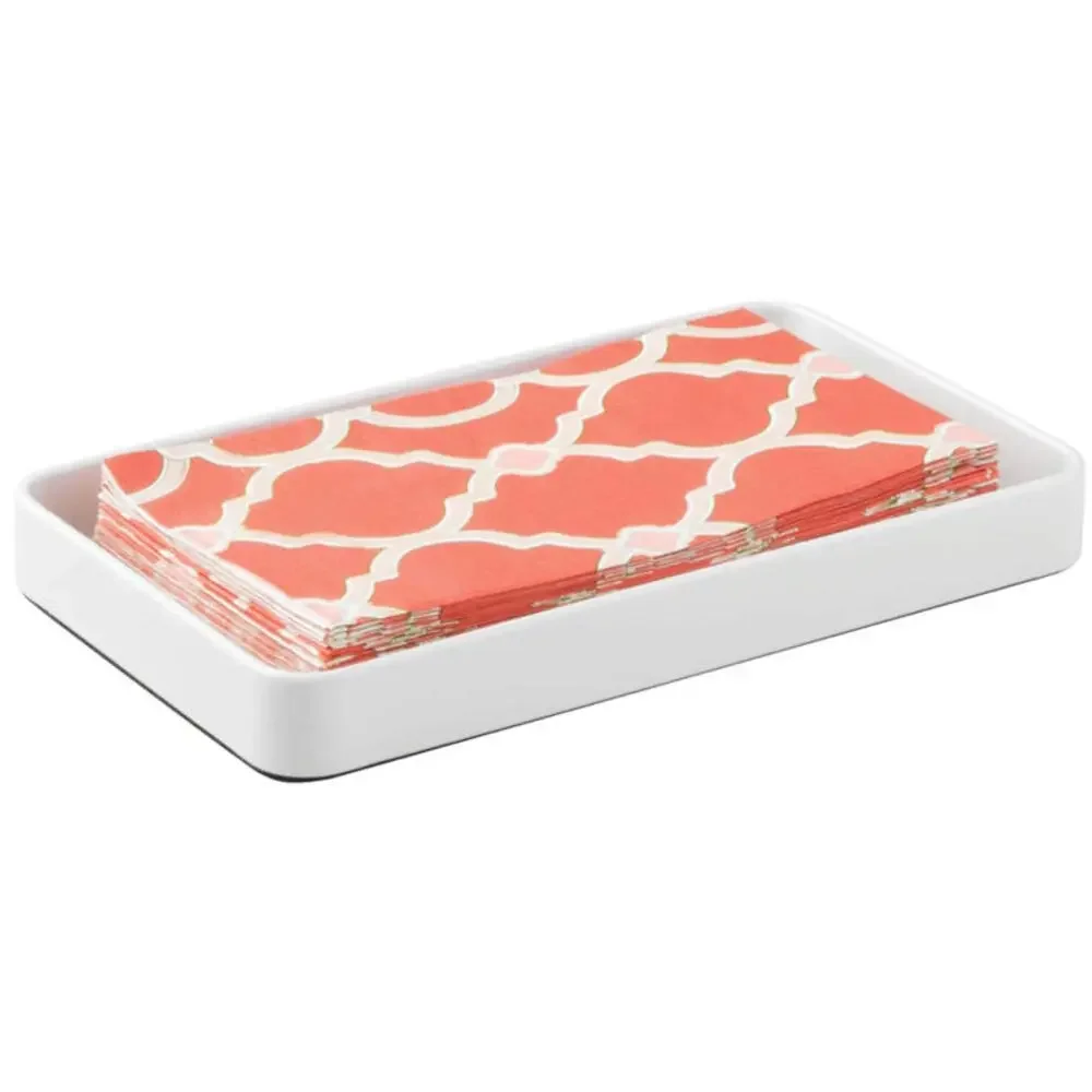 Metal Guest Towel Tray Nonslip Vanity Board Bathroom Kitchen